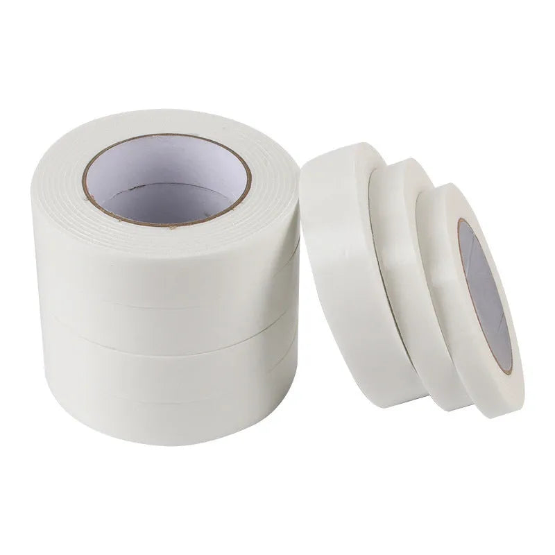Foam double-sided adhesive tape 3mm thick with BOPP base in 15mm, 18mm, and 30mm widths