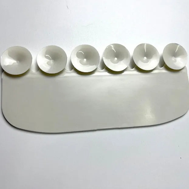 White PVC toilet urine blocking board for children's potty training splash prevention