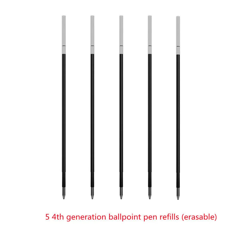 Loose leaf 64-page paper core and assortment of ballpoint, pencil, and plastic pen refills for 6-hole binders.