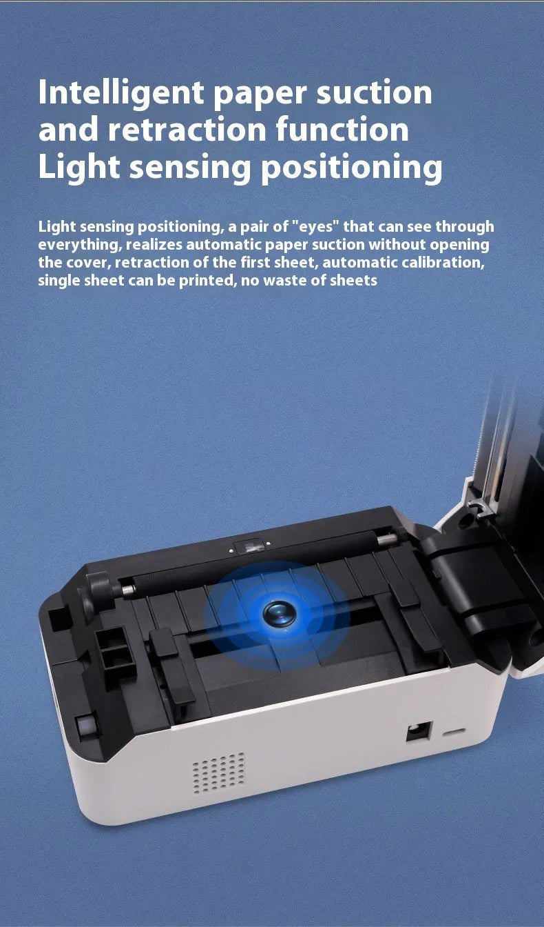 TDL401H Bluetooth thermal express printer with compact 149mm design for surface mounting