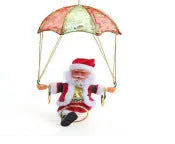 Electric Santa Claus climbing ladder plastic Christmas decoration for party displays