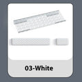 Double-sided keyboard and mouse pad with memory foam cushioning and wrist strap support