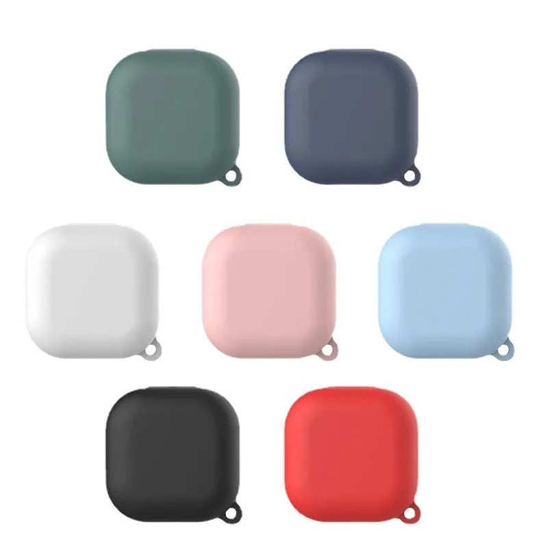 Silicone protective cover for Samsung Galaxy Buds Live in Dark Night Green colour, portable case