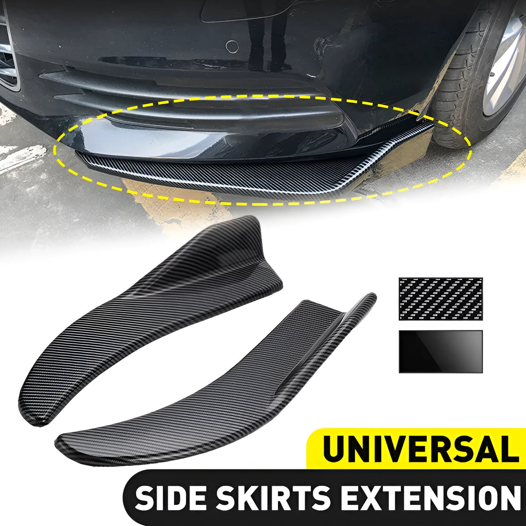 440 mm ABS deflector light set for General Motors vehicles in Bright Black and Carbon Fibre finishes