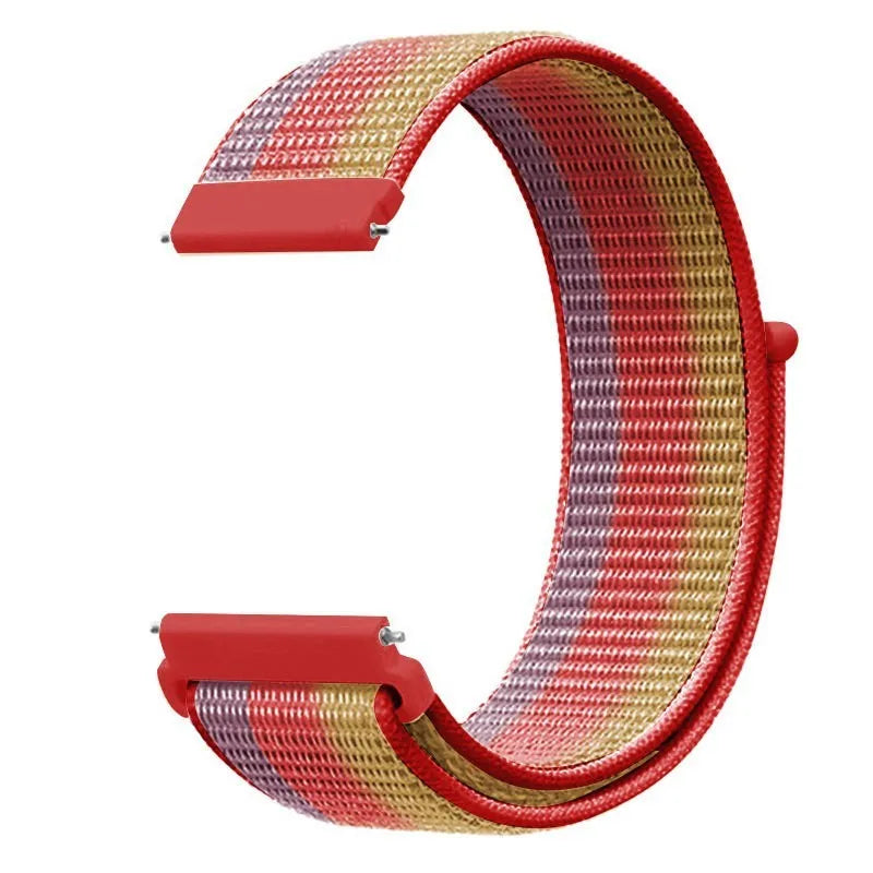 Universal nylon loop watch strap with two switch lugs, available in 18mm, 20mm and 22mm and 40 colourways