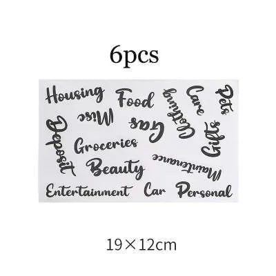 Assortment of paper adhesive stickers, labels, A6 rulers, and sticky notes in various colours and grid layouts.