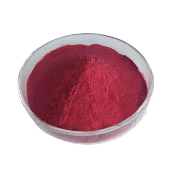 Bulk pack of quick water soluble red chard powder in a sealed bag