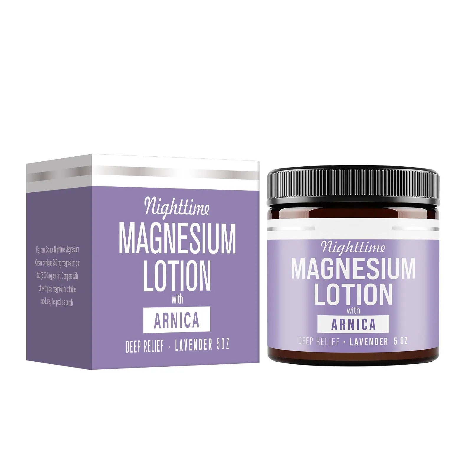 150ml tub of magnesium body butter cream with shea butter and grape seed oil