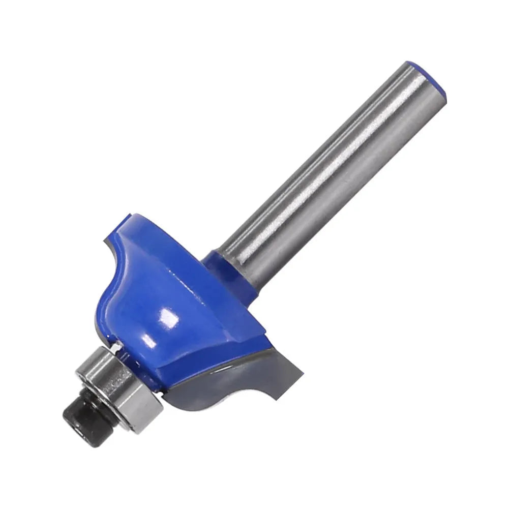 Blue cemented carbide door pattern milling cutter with 27mm cutting diameter and 6.35mm stem