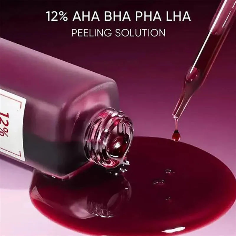 Essence bottle for facial exfoliating care in 30ml or 35ml size options