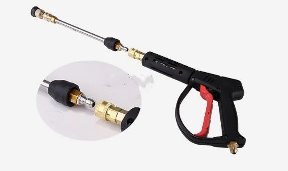 50cm stainless steel pressure washer extension rod with metal tip and copper joint fittings
