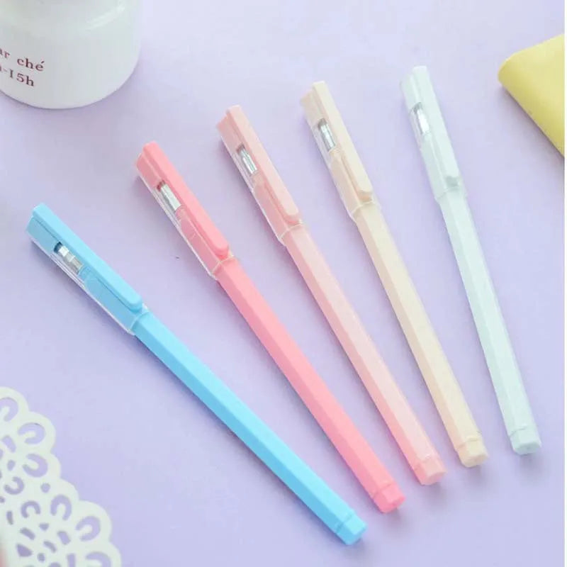 Full needle tube carbon signature pen with black ink, 0.35mm fine tip, 140mm plastic body