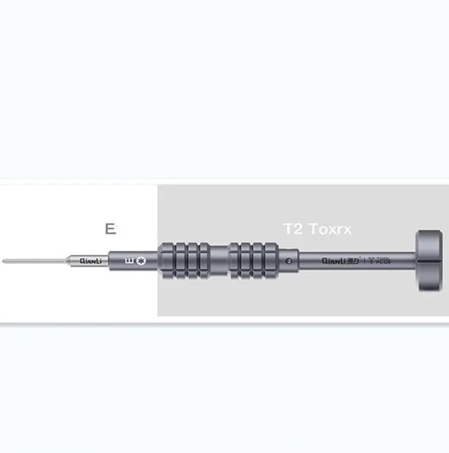 iPhone T2 cross triangle screwdriver kit with grenade-shaped aluminium alloy handle and multiple head types