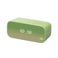 AI intelligent smart WiFi speaker in bookshelf design with front-firing speakers and multiple colour options