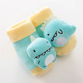 Baby socks cotton embroidery middle tube newborn 0-1 years cartoon pattern pink pig black kitten