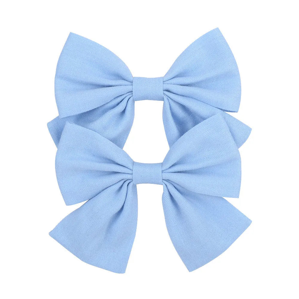 Handmade duckbill hair clip bowknot design children European American style individually packed