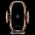 Car mobile phone holder with magnetic air vent mount and USB charging port in four colour options