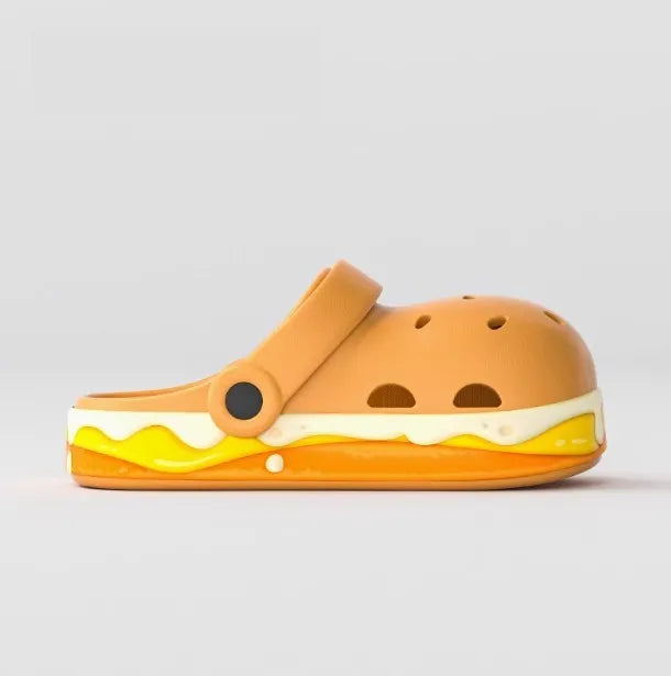 Women's EVA sandals with thick sole and hollow out design in chosen colour