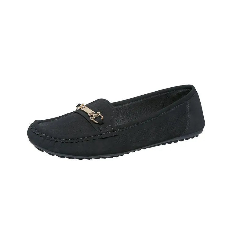 Women's flat casual shoes in white, black or khaki with artificial PU upper