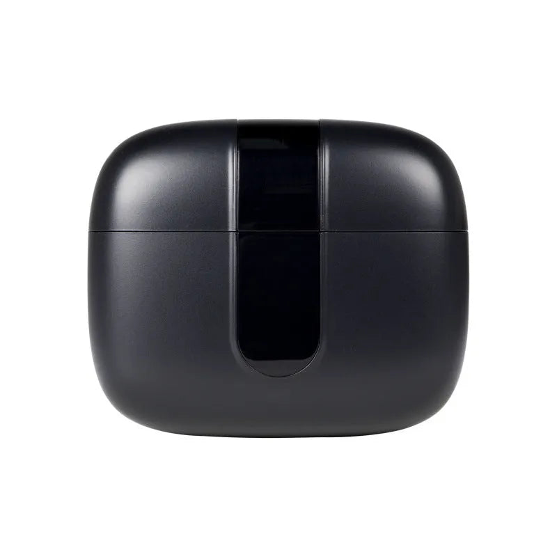 Jerry X08 wireless Bluetooth headset with digital display and USB charging case in black, grey or white