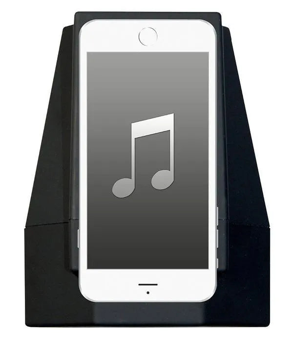 Black mobile creative mutual inductance speaker, 122x100x100mm, with USB, 3.5mm jack, 3W output