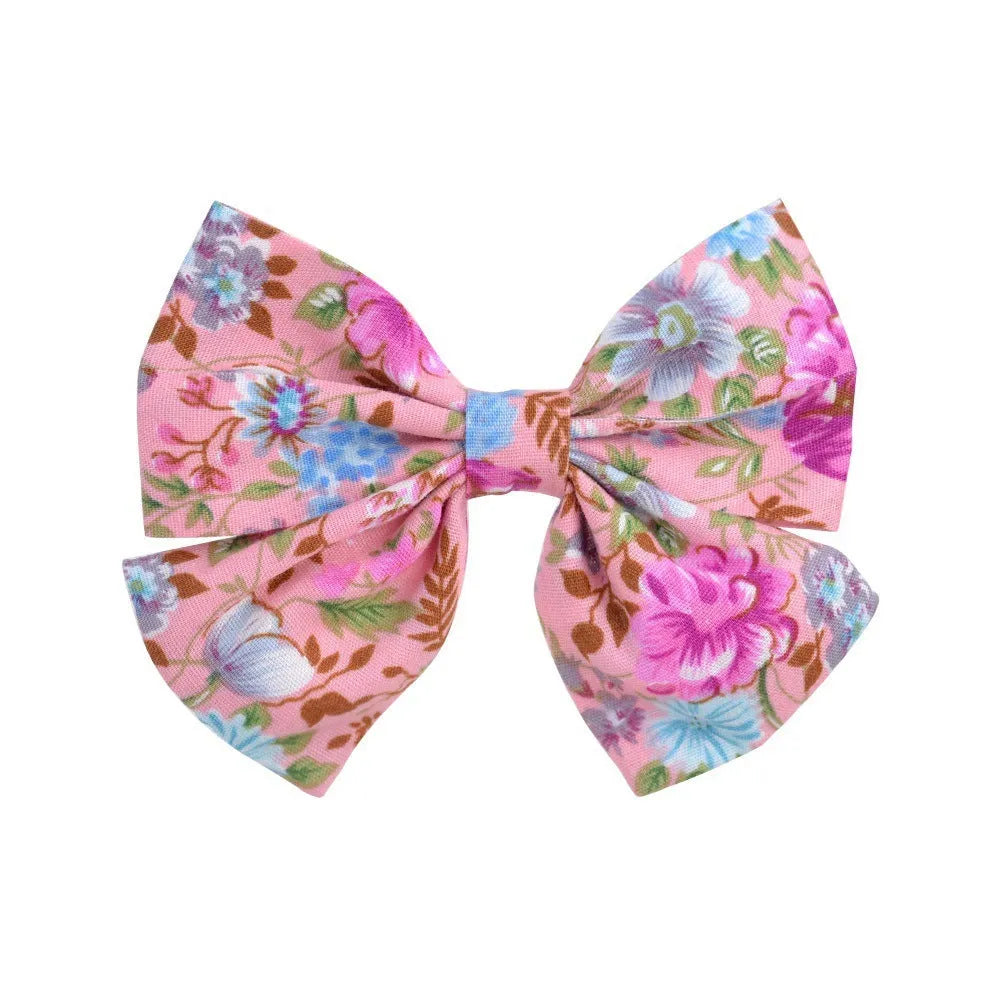 Handmade duckbill hair clip bowknot design children European American style individually packed