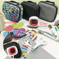 Cricut Easy Press Mini storage bag hard EVA portable handbag black colour with double zippers and carrying handle