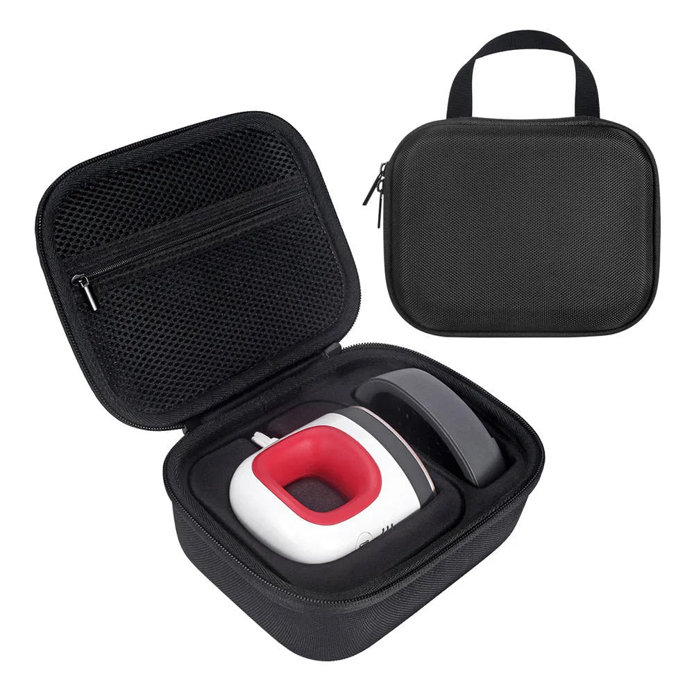 Cricut Easy Press Mini storage bag hard EVA portable handbag black colour with double zippers and carrying handle