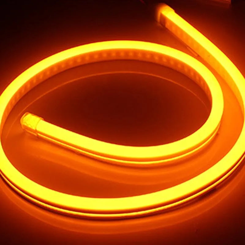 LED12V flexible silicone neon strip lighting 120 LEDs per metre on roll