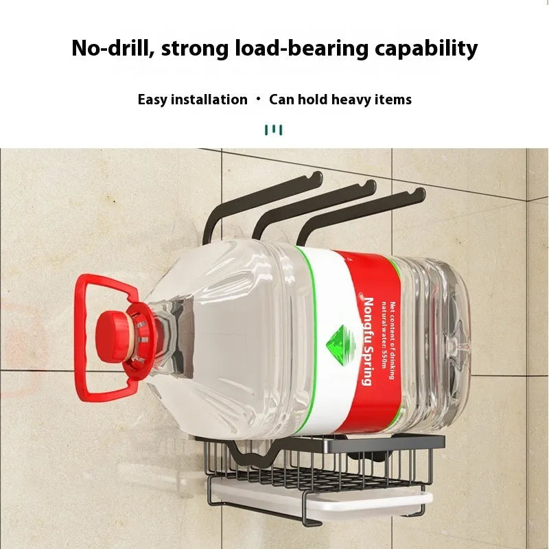 White foldable plastic kitchen draining storage rack shown in a new Chinese style design.