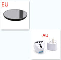 Black coffee mug warmer with 12cm diameter and temperature control switch