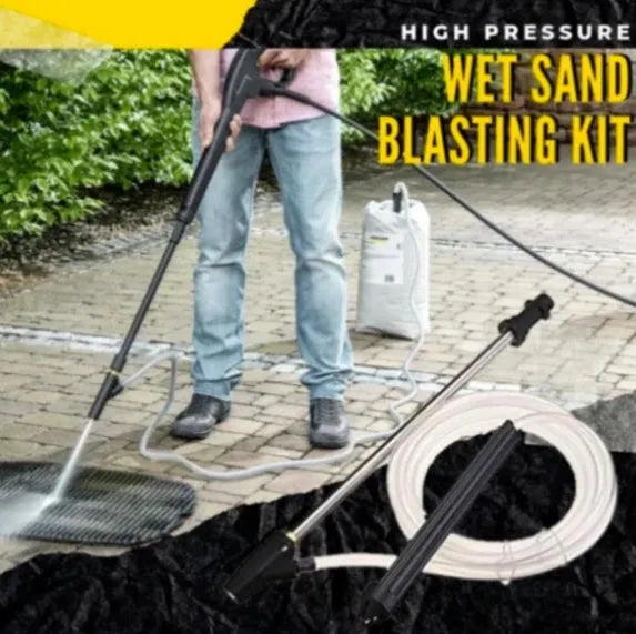 Ceramic derusting nozzle with stainless steel handle for Karcher K series high pressure cleaners