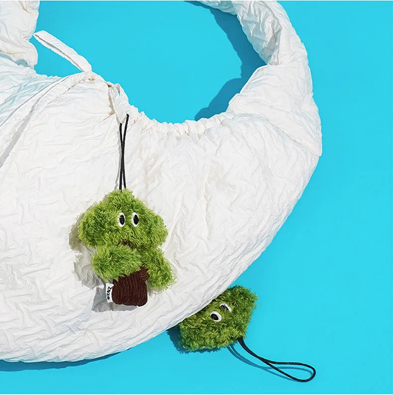 Pine tree cat mint toy bag pendant for self-play measuring 10x3x12cm