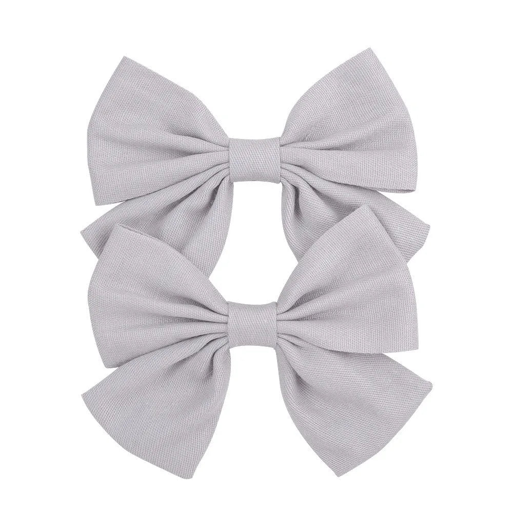 Handmade duckbill hair clip bowknot design children European American style individually packed