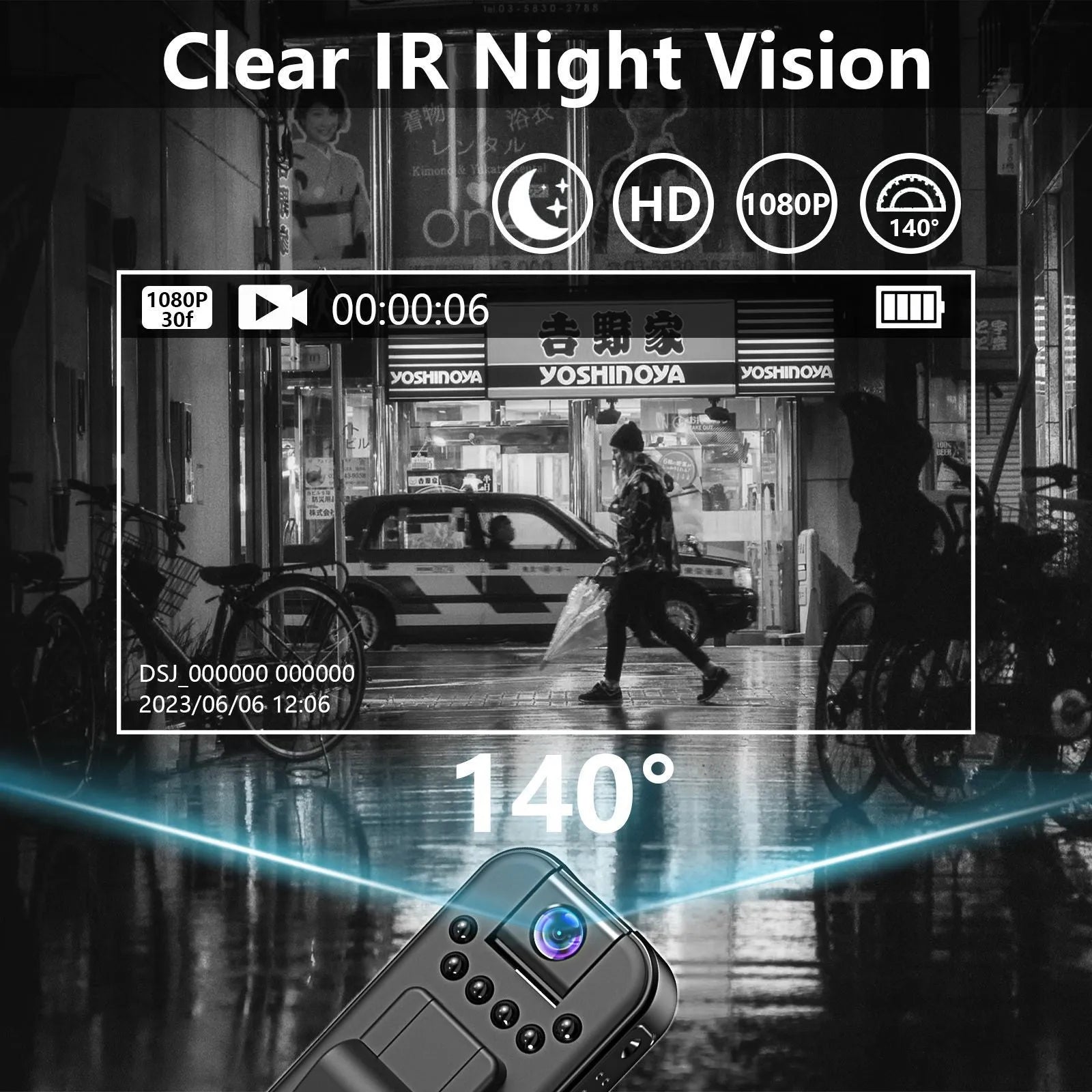 L7 model home video recorder with HD and night vision features