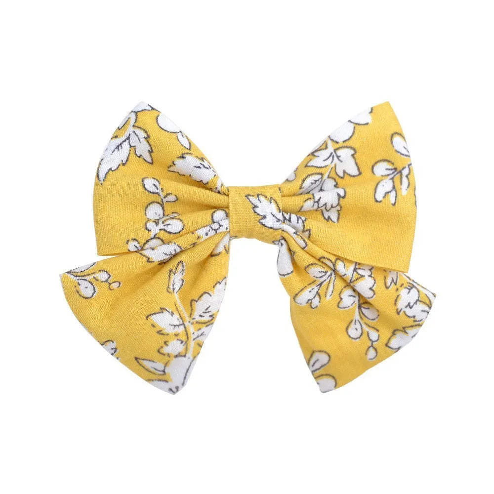 Handmade duckbill hair clip bowknot design children European American style individually packed