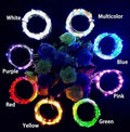 Silver wire LED string lights with bottle stopper for wine bottle decoration