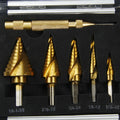 Gold aluminium box with steel plate opening, 58-80mm total length, compact storage