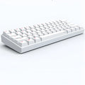 Bluetooth mechanical keyboard with black or white colour option and mechanical switches