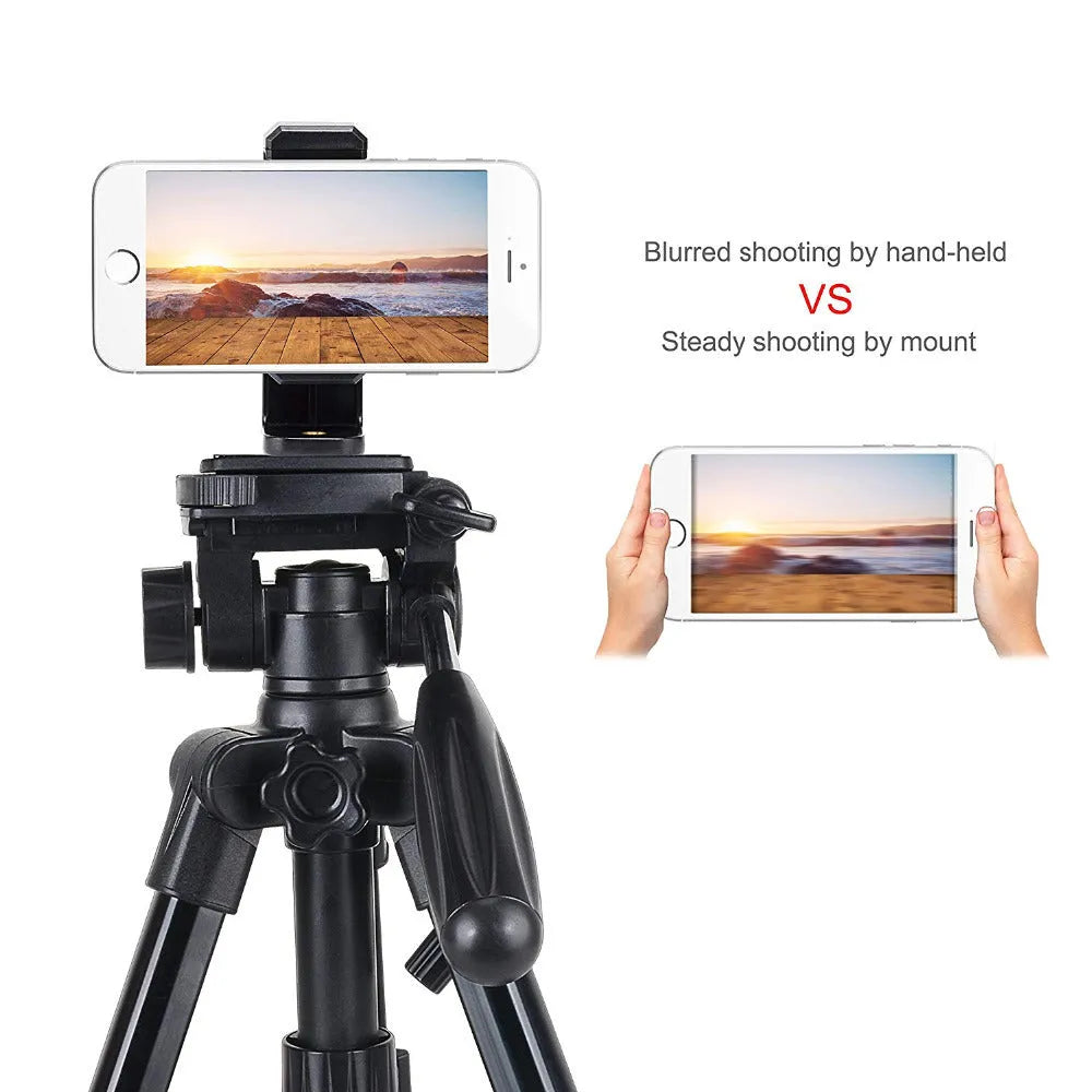 Black plastic phone holder with rotating clamp mechanism showing 10x4x3.5mm dimensions
