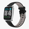 M8 smart bracelet with heart rate monitoring on wrist showing zinc alloy body and TPU strap