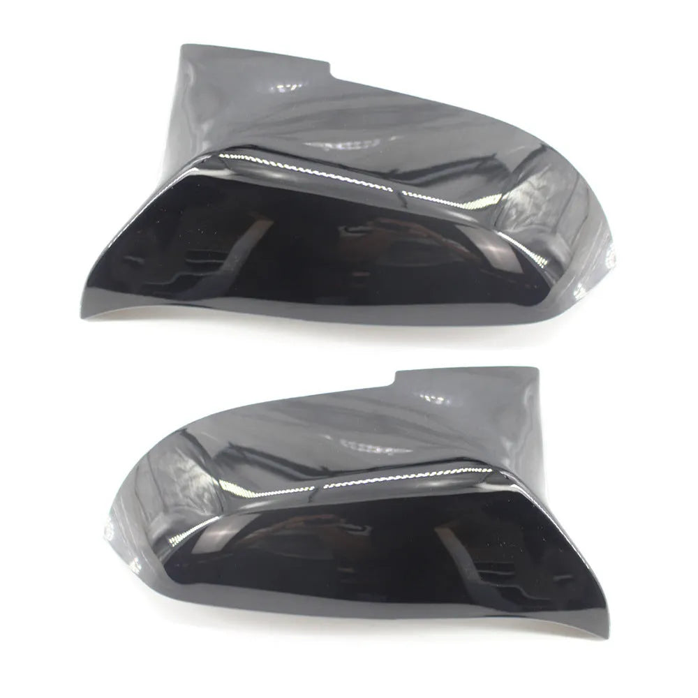 BMW F-series modified horn rear-view mirror shells in paint bright black finish