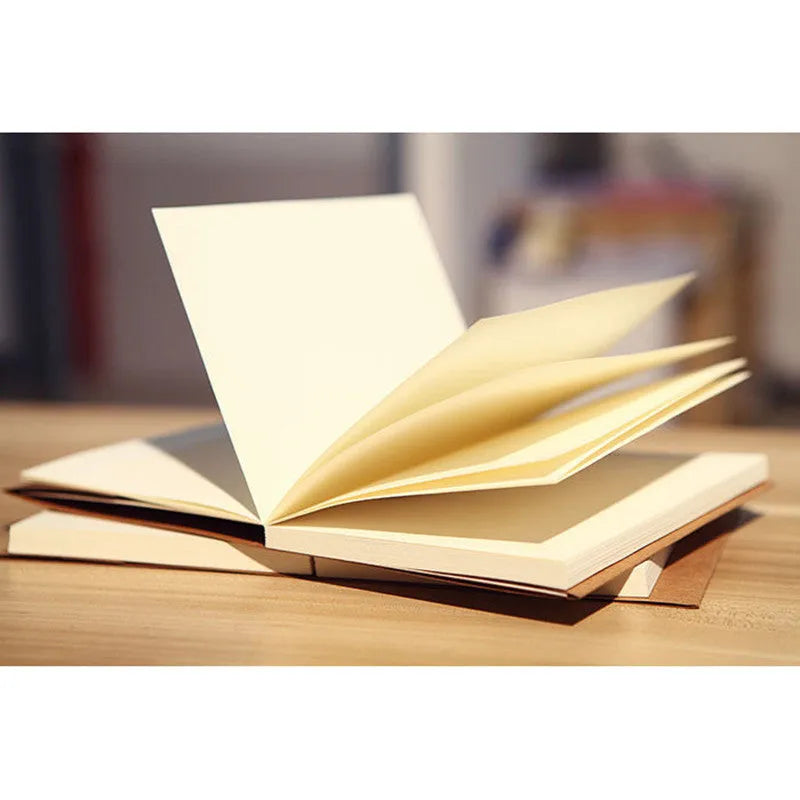 Sketchbook on kraft paper with 132 pages wireless binding 16K size 190x265mm brown pages for drawing