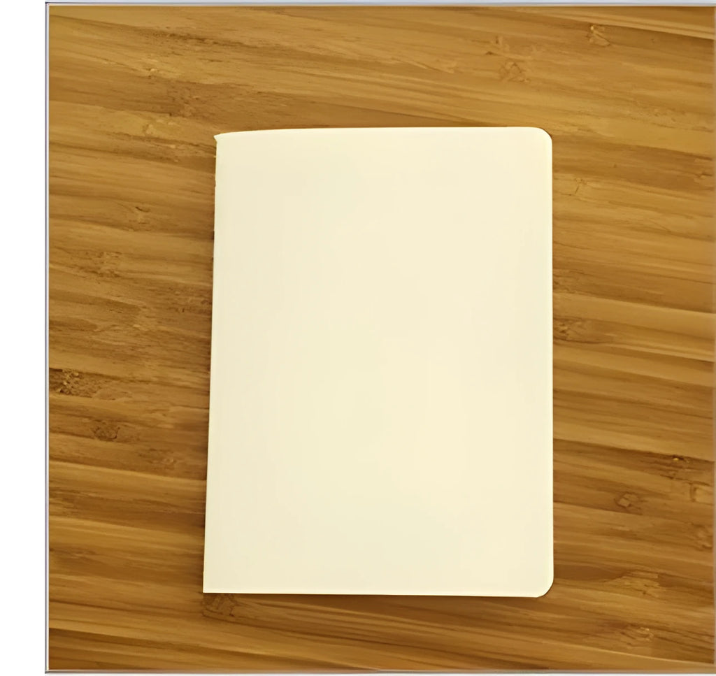 Retro plain blank graffiti book in black, white, cowhide colour, or grey with 102x142mm pages and car line stitch binding.