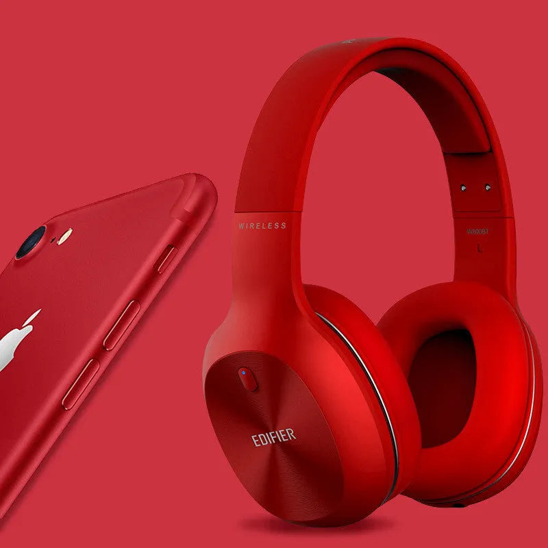 Bluetooth sports headset in black, red, or white colour with over-ear design for active use