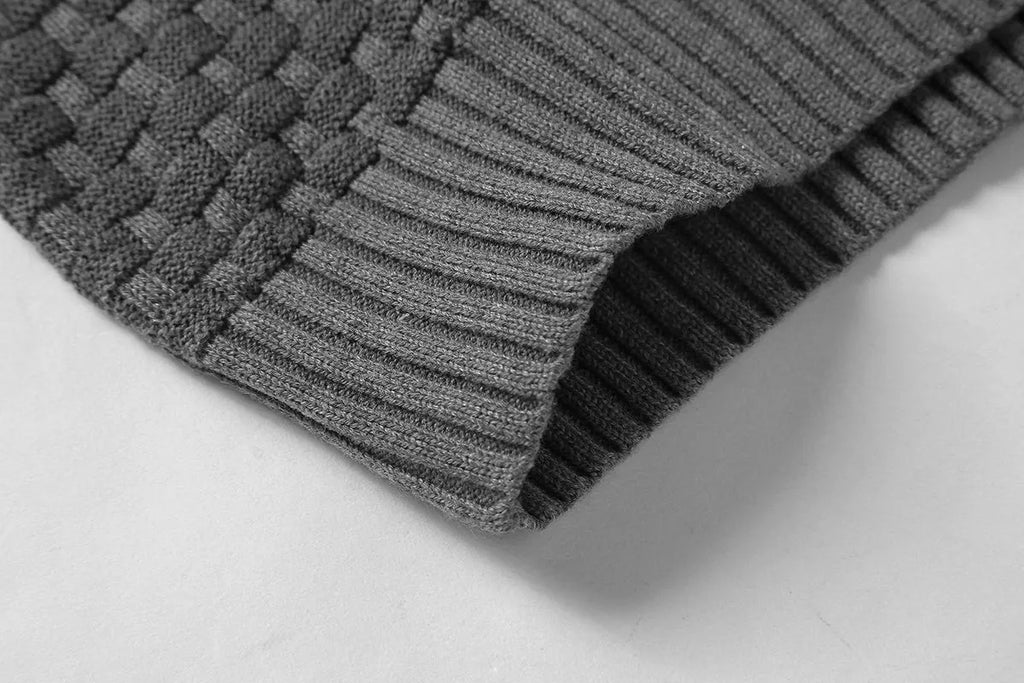 Men's grey cotton-polyester blend hooded sweatshirt on a hanger, showing front design and hood.