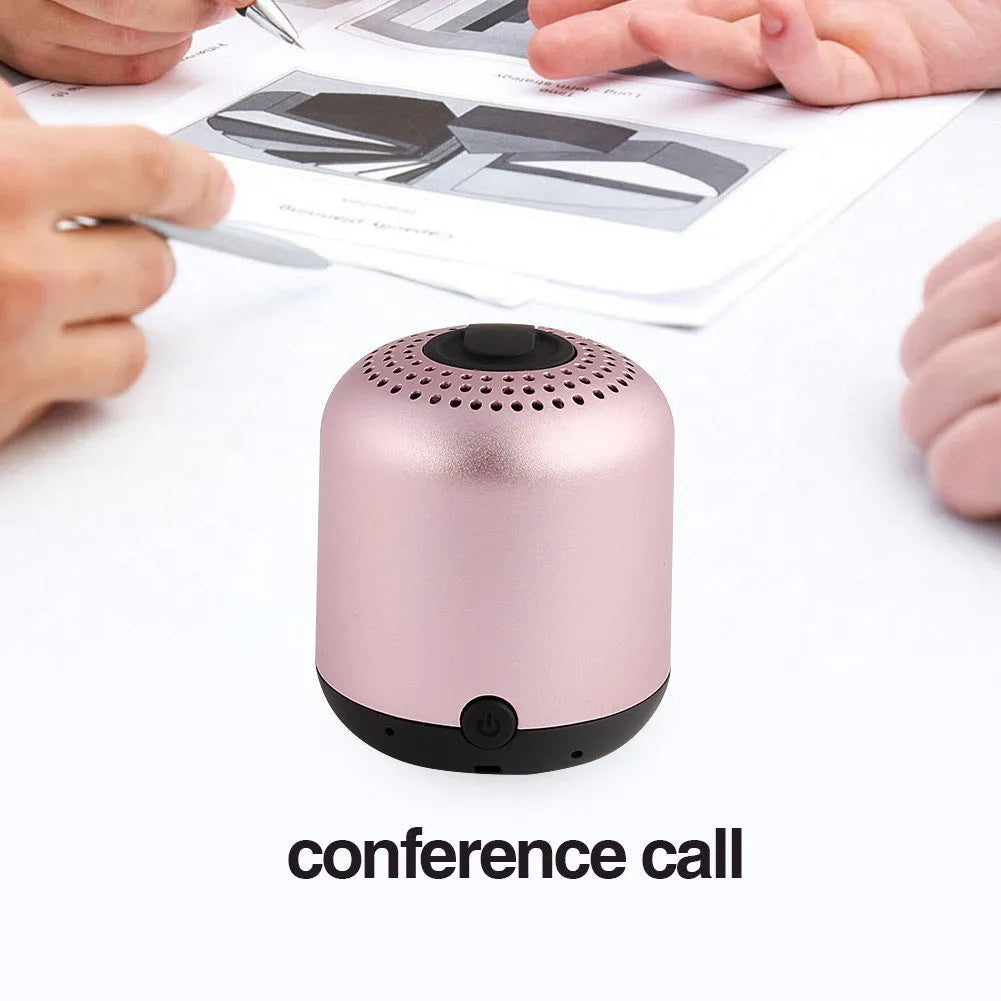 Hieha XQ11 cylinder-shaped mini Bluetooth speaker in metal housing with colour options