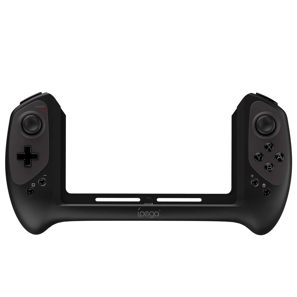Black wireless Bluetooth gamepad controller for Nintendo Switch with ergonomic grip.