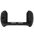 Black wireless Bluetooth gamepad controller for Nintendo Switch with ergonomic grip.
