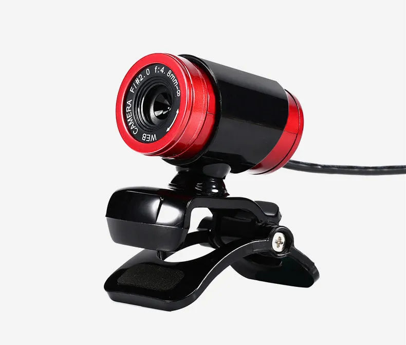 480P HD USB webcam with CMOS sensor, 140cm cable, compact 5.5 * 3cm body, available in five colours